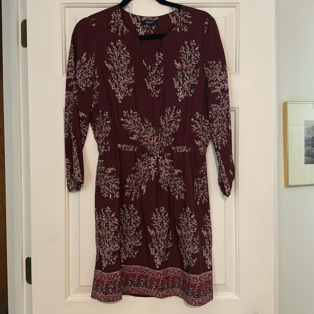 Madewell long sleeved dress